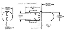 Load image into Gallery viewer, Photo Transistor, 0.10&quot; Lead Spacing, Lensed for High Sensitivity
