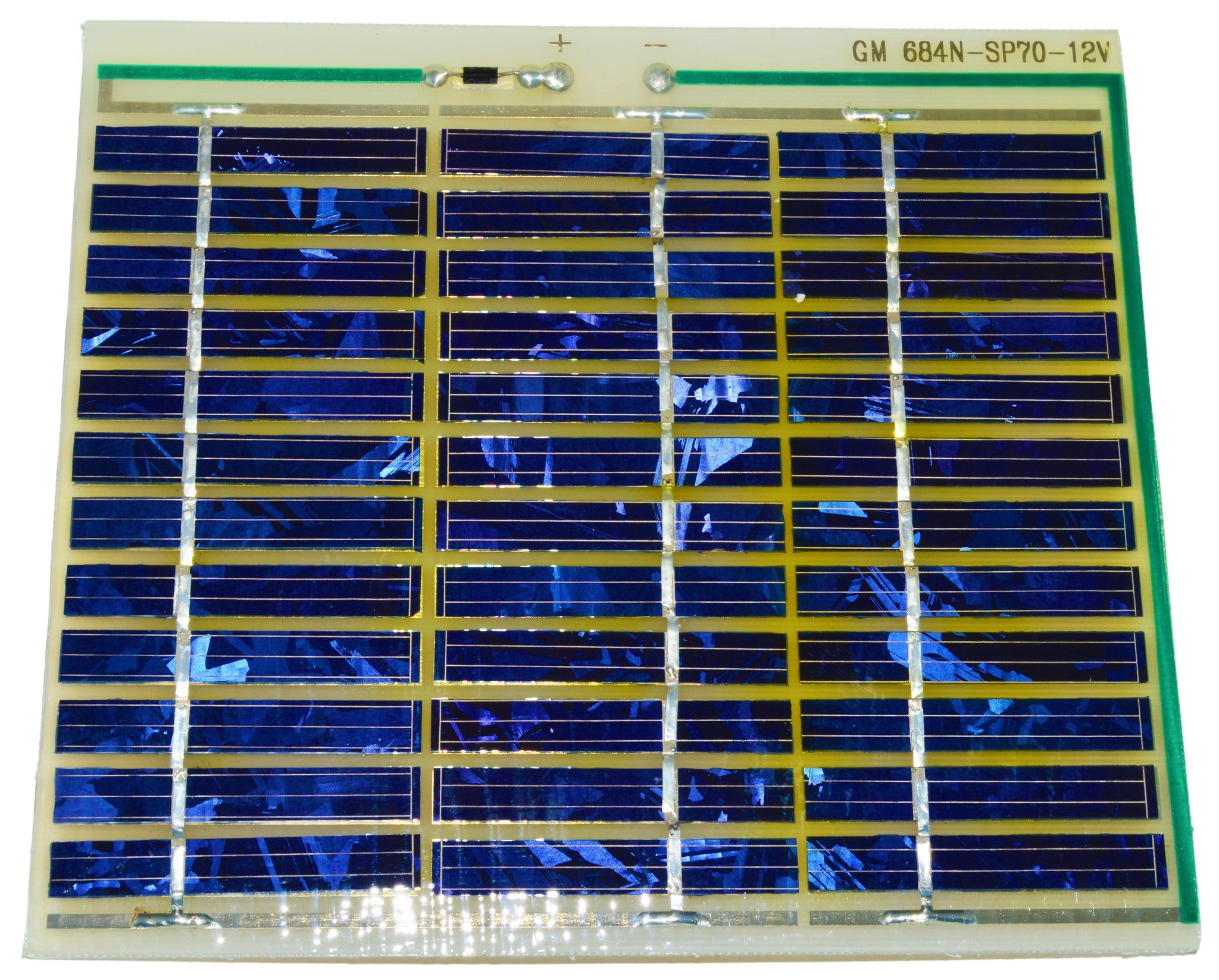 Mini Solar Cell, Voltage 18.0V (Voc), Current 120mA Isc (Typ), Size 13 ...