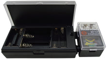 Load image into Gallery viewer, Solar Battery Charger with Sunlight Strength Meter and Built-in Light - Charges C, AA and AAA Batteries
