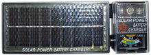 Load image into Gallery viewer, Solar Battery Charger with Sunlight Strength Meter and Built-in Light - Charges C, AA and AAA Batteries
