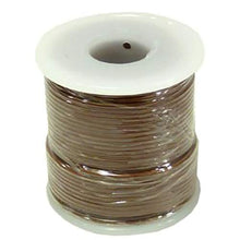 Load image into Gallery viewer, Solid Hook Up Wire - 20 Gauge, 100 Foot Spool - Brown (Shade May Vary)
