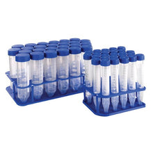 Load image into Gallery viewer, These are your standard 15ml plastic tubes, 5&quot; long x 5/8&quot; dia with tapered bottoms (unlike yours) and 0.5ml graduation marks. | These are dandy ways to transport liquids in 1/2-oz quantities in your shirt pocket.
