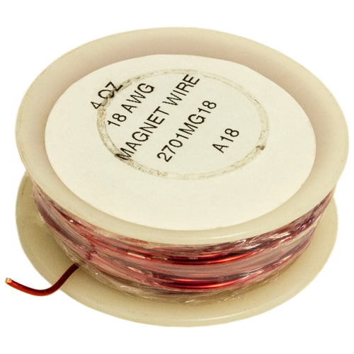 Enamel Magnet Wire | Copper wire with enamel insulation | Used for making custom coils, transformers | Gauge 18' length | 