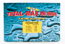 Load image into Gallery viewer, Total Max Hi-Risk Powder-Free Latex Gloves – 15 Mil Box of 50 (Small)
