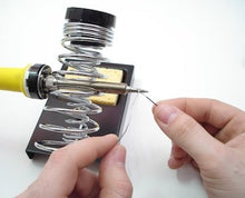Load image into Gallery viewer, Soldering Iron Holder / Soldering Iron Stand with Tip Cleaning Sponge
