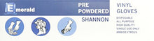 Load image into Gallery viewer, Emerald Shannon Powdered Vinyl Gloves – 4 Mil - Case of 1000 (Medium)
