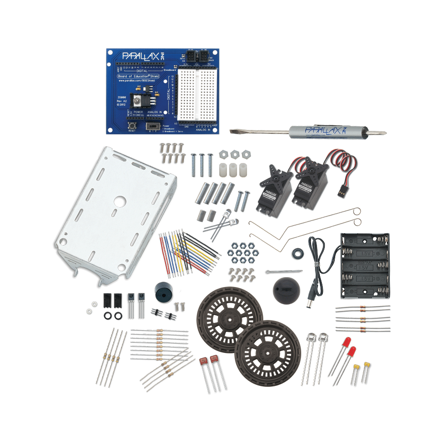 Parallax Robotics Shield Kit for Arduino (130-35000) – SciencePurchase