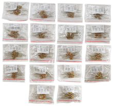 Load image into Gallery viewer, 365 Piece Resistor Kit 1/2 Watt in Compartmentalized Cardboard Storage Box - Wide Variety of Values
