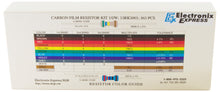 Load image into Gallery viewer, ½ Watt Resistor and Capacitor Combo Kit - Includes an Assortment of 365 Resistors and 220 Capacitors in Slotted Storage Boxes
