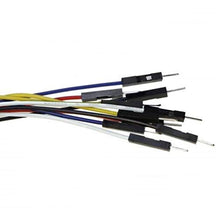 Load image into Gallery viewer, 10 Piece Set of 12&quot; Male to Male Jumper Wires (5 Colors)
