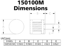Load image into Gallery viewer, Encapsulated Radio Frequency Choke, 100 mH, 30 mA, 150 Ohms
