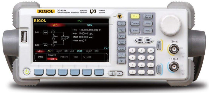 350 MHz, 1 Channel, 14 bit Arbitrary Waveform and Function Generator with 128 Mpt arb memory | 350 MHz bandwidth | 1 Channel | 1 GSa/Sec waveform output | 14 bit vertical resolution