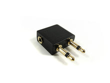 Load image into Gallery viewer, Airline Headphone Adapter 1/8&quot; 3.5mm to dual 3.5mm plug
