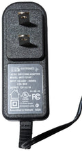 Load image into Gallery viewer, MG Electronics Power Adapter 12V 1A, 5.5mm OD / 2.1mm ID Barrel Plug, Center Positive (MGT121AR)
