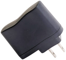 Load image into Gallery viewer, 5V DC @ 200mA USB Device Charger / Power Adapter, Compact Design (2.3&quot; x 0.9&quot; x 1.8&quot;), Black Color
