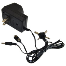 Load image into Gallery viewer, 9w, 500mA Universal AC/DC Power Adapter 1.5, 3, 4.5, 6, 7.5, 9 and 12V DC with 4 Foot Cord

