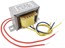 Load image into Gallery viewer, 26 VCT @ 1A Power Transformer with Wire Leads, 2.34&quot; x 1.90&quot; x 2.00&quot;
