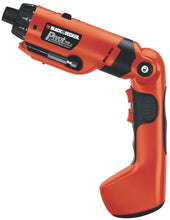 Load image into Gallery viewer, Black &amp; Decker | High Quality | New Tools | Included Components: PD600 Drill/Driver, (2) 2 inch Hex Shank Screw driving Bits, Charger | 6 volt rechargeable drill and screwdriver offers a choice between high speed drilling and low speed driving operations
