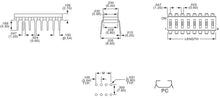 Load image into Gallery viewer, Alcoswitch 8 Switch DIP Switch, 16-pin, End to End Stackable, Low Profile
