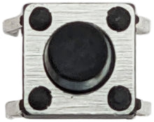 Load image into Gallery viewer, 6mm Square Tact Momentary Switch, 3.5mm Button Height, Breadboard Friendly
