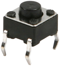 Load image into Gallery viewer, Momentary SPST-NO Tact Switch, Size: 6mm x 6mm x 3.5mm
