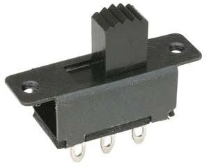 Mini DPDT Slide Switch with 6 Pin Solder Lug Termination, 15mm×7.4mm×14mm