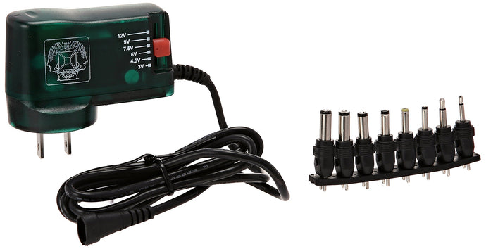 Small, compact, and does not block other outlets | Consistently produces the exact voltage it is set for | Versatile switching power supply that runs cool