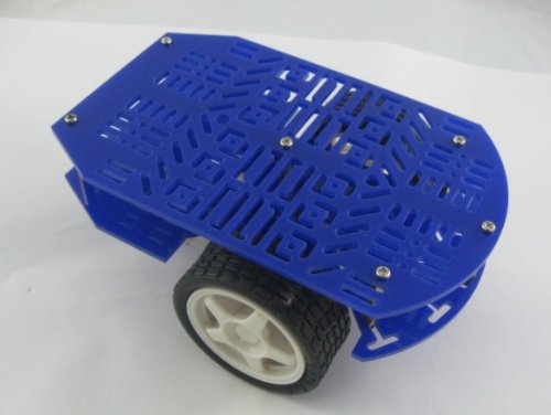INTERMEDIATE KIT: Some Mechanical ability required | This kit comes with 2 geared motors, 2 brass hubs, 2 wheels, 1 omni wheels, 1 battery holders, speed board, several screws and spacers | Both motors will work on voltage from 3V-6V | The wheel is a standard RC car wheel with a good quality rubber tire. | 