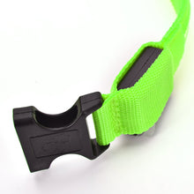 Load image into Gallery viewer, Green Light-Up LED Adjustable Pet Collar (Flashing or Steady Modes) - Rechargeable via USB Cable (Included) (Small)
