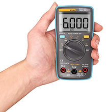 Load image into Gallery viewer, Auto-Ranging True RMS Digital Multimeter Backlit 6000 Counts LCD Display, Measures AC/DC Voltage &amp; Current, Resistance, Capacitance, Frequency, more
