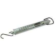 Load image into Gallery viewer, Tubular Spring Scale 3 Kilograms (3000 Grams) / 30 Newtons, Color: White
