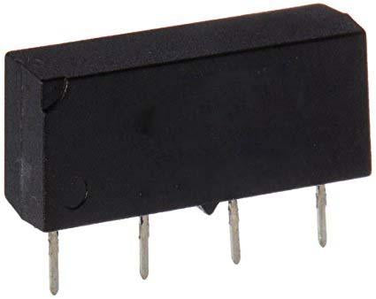 Relay Reed 12V, SIP, 1 Form A (SPST) Arrangement, All 4 Pins - In Line and .2
