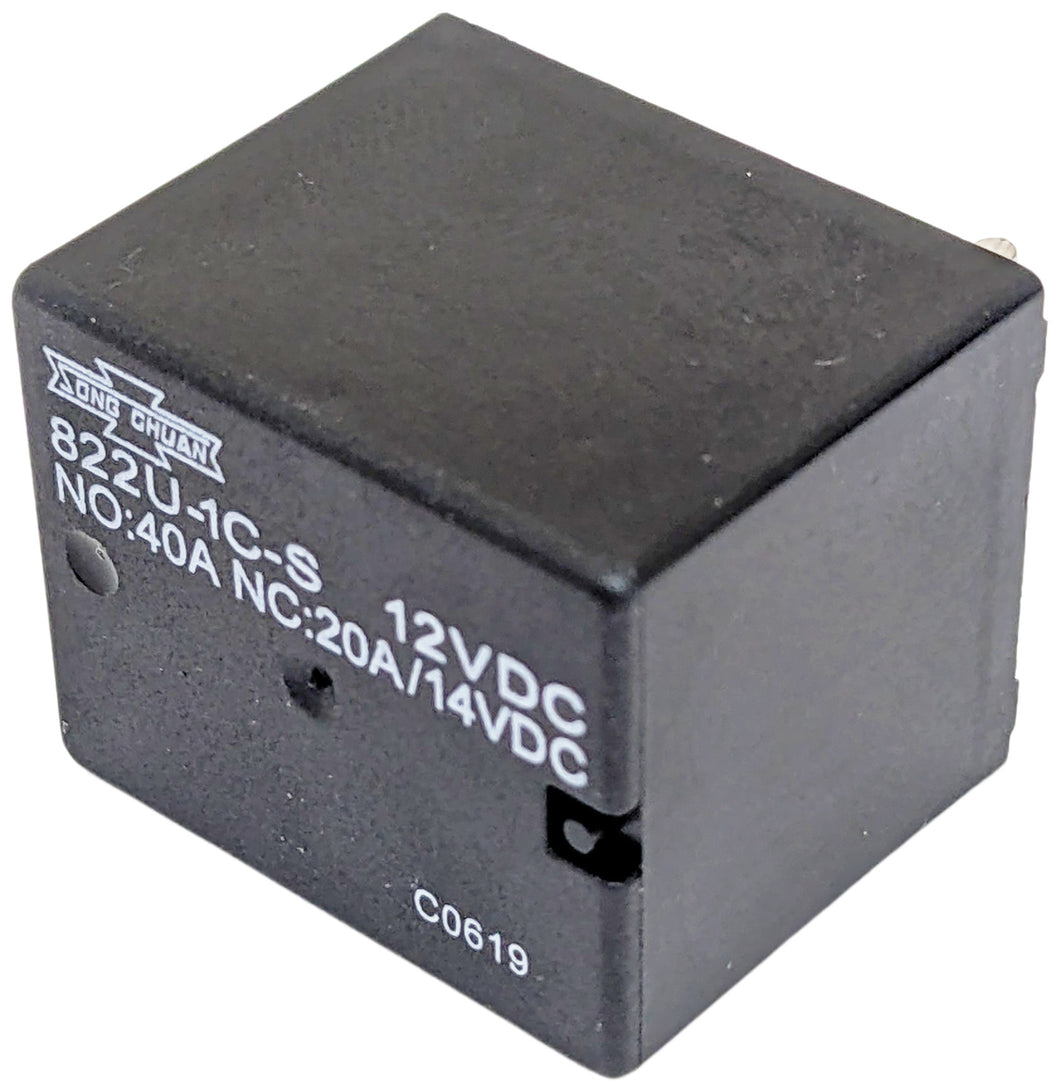 12V Relay SPDT 90 Ohm Coil Resistance (822U-1C-S)