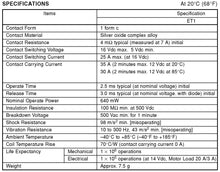 Load image into Gallery viewer, NEC 12V Relay SPDT 225Ω Coil Resistance, 53.3 mA Nominal Current (ET1-B3M1S)
