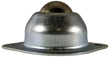 Load image into Gallery viewer, Large Steel Caster Ball Wheel for RC and Robotics, 30mm Tall, 56mm Between Mounting Holes
