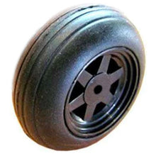 Load image into Gallery viewer, 38mm Model Airplane / Aircraft Wheel with Hub for 24 Tooth 6mm Servo
