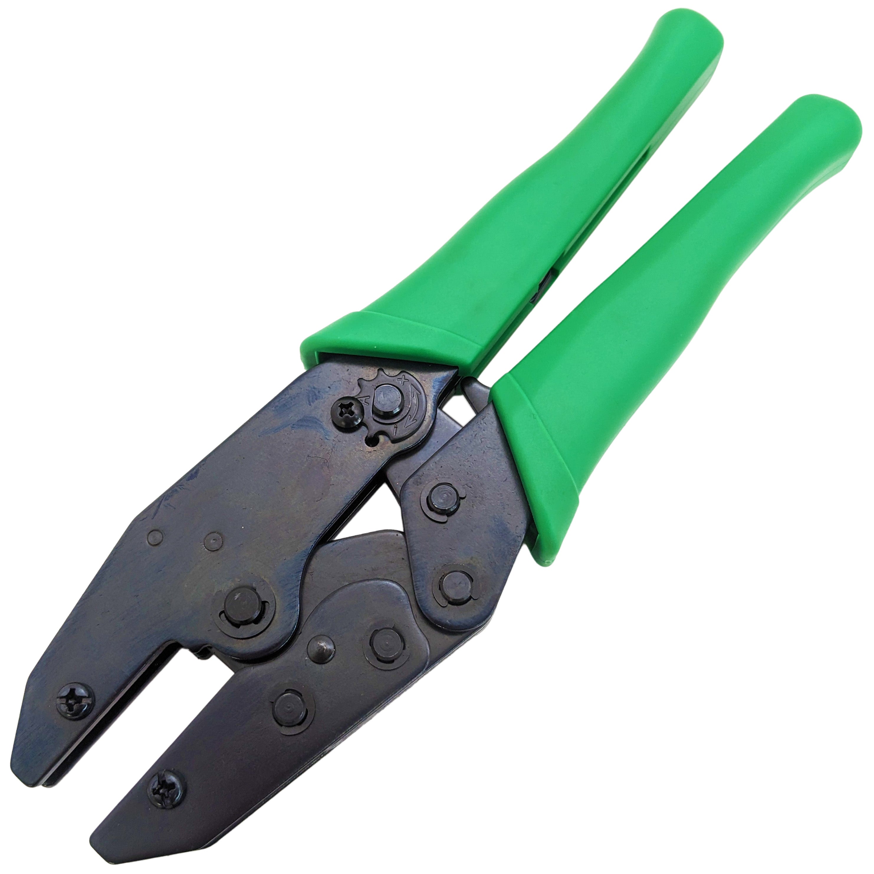 Ratcheting Modular Crimping Tool (Without Dies), Adjustable Crimp Forc ...