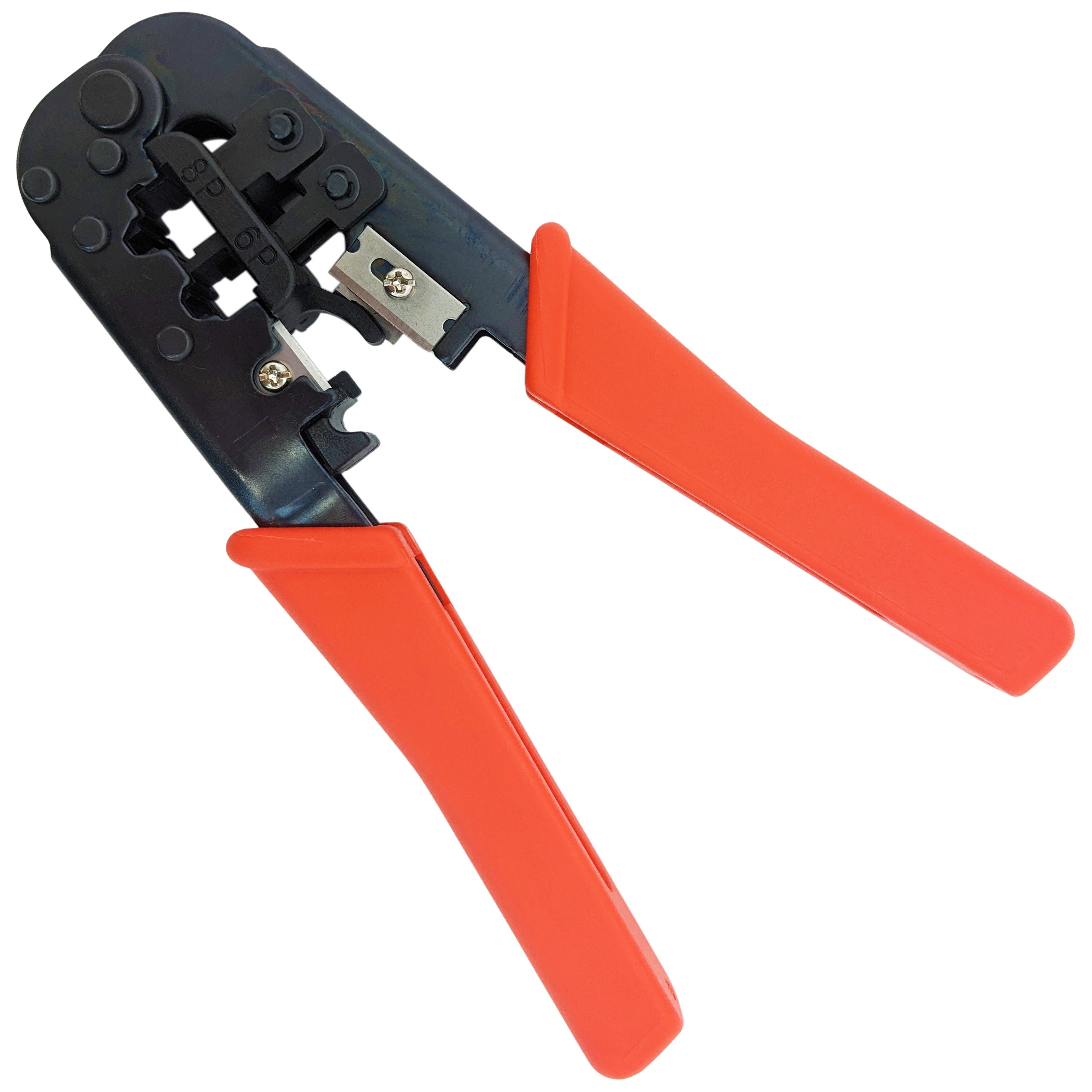 Crimping Tool for Modular Plugs RJ11/RJ12 (6P 6C) and RJ45 (8P 8C) wit ...