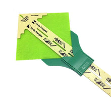 Load image into Gallery viewer, Quilting and Sewing Triangle Gauge Ruler for Half or Quarter Inch Square Triangles (5 Different Block Sizes)
