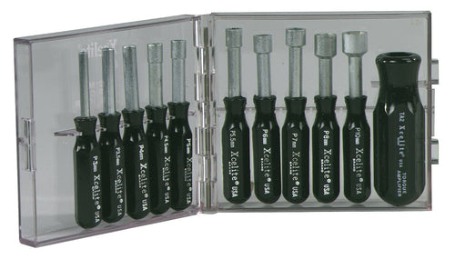 Weller PS-121MM Screwdrivers, Nut Drivers & Socket Drivers Xcelite Nutdvr Set 11 Pcs, Metric Sizes