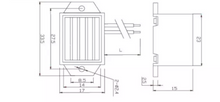 Load image into Gallery viewer, 3-6V DC 85dB Buzzer with Wire Leads (1.31&quot; x 0.70&quot; x 0.60&quot;)
