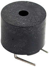 Load image into Gallery viewer, 5V DC Mini Buzzer, 85db, Leads Bent at 90 Degrees, 0.46&quot; Diameter x 0.37&quot; Height
