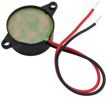 Load image into Gallery viewer, Piezo Indicator 2-30V DC / 80db / Wire Leads, Dia. 0.9&quot;, Height 0.5&quot;
