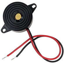 Load image into Gallery viewer, 2-30V DC 80db Piezo Indicator with Wire Leads (0.9&quot; Diameter, 0.5&quot; Height)
