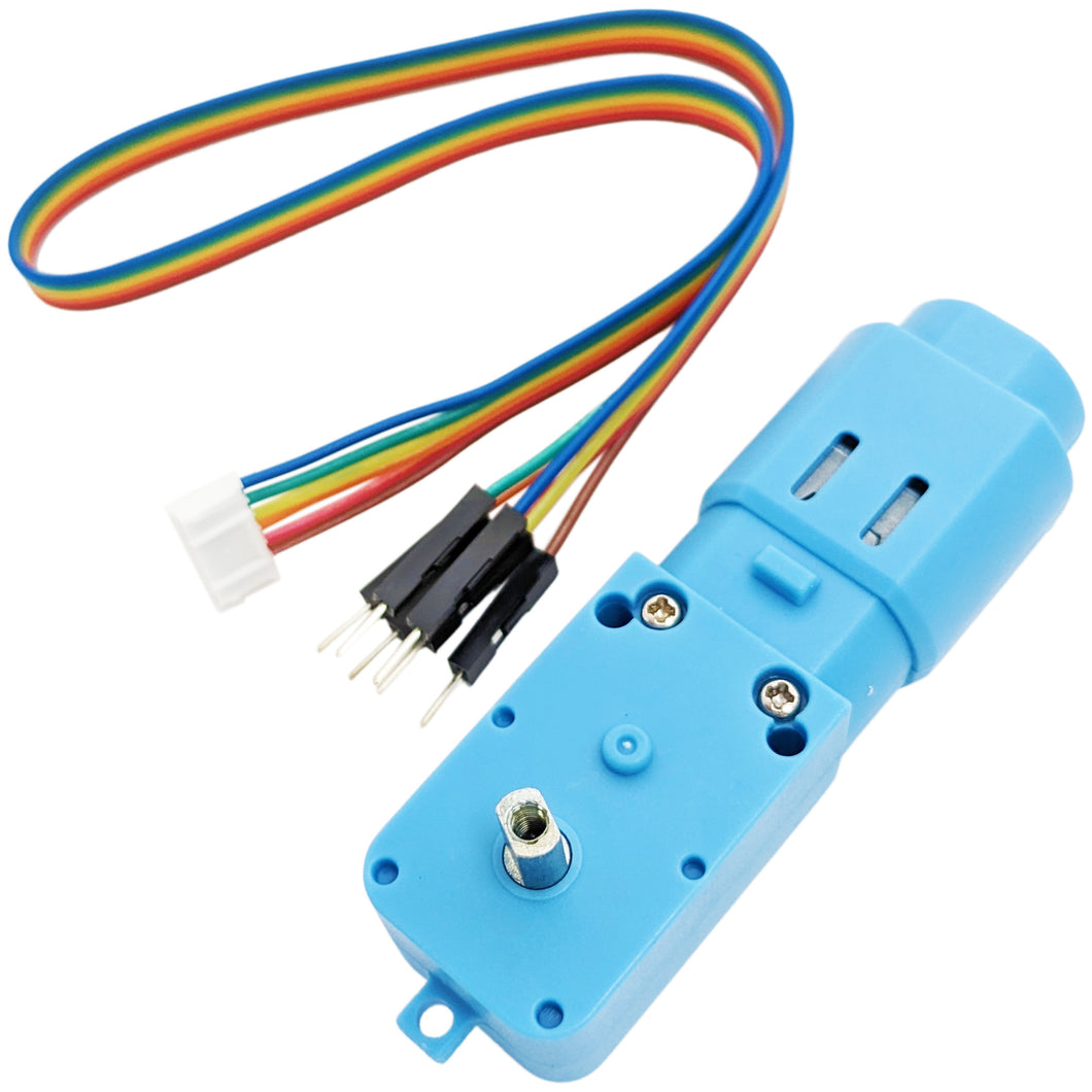 3-9V Motor with Hall Speed Encoder, Metal Gear, 1:48 Gearbox Ratio, 90RPM at 4.5V