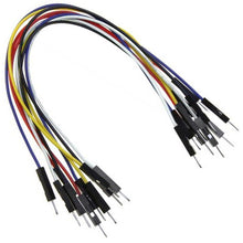 Load image into Gallery viewer, 40 Piece Jumper Wire Kit - Includes Male to Male and Female to Female, 6&quot; &amp; 12&quot; Lengths, Assortment of Colors
