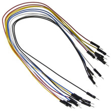 Load image into Gallery viewer, 40 Piece Jumper Wire Kit - Includes Male to Male and Female to Female, 6&quot; &amp; 12&quot; Lengths, Assortment of Colors
