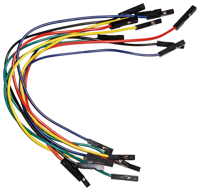 10 Pieces Female to Female Jumper Wires, 6