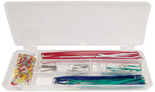 Load image into Gallery viewer, Premium Solderless Clear Breadboard with 70 Piece Jumper Wire Kit - 2,390 Tie Points, 9.4&quot; x 7.7&quot;, 4 Binding Posts
