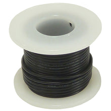 Load image into Gallery viewer, Stranded Hook Up Wire - 22 Gauge, 25 Foot Spool - Black (Shade May Vary)
